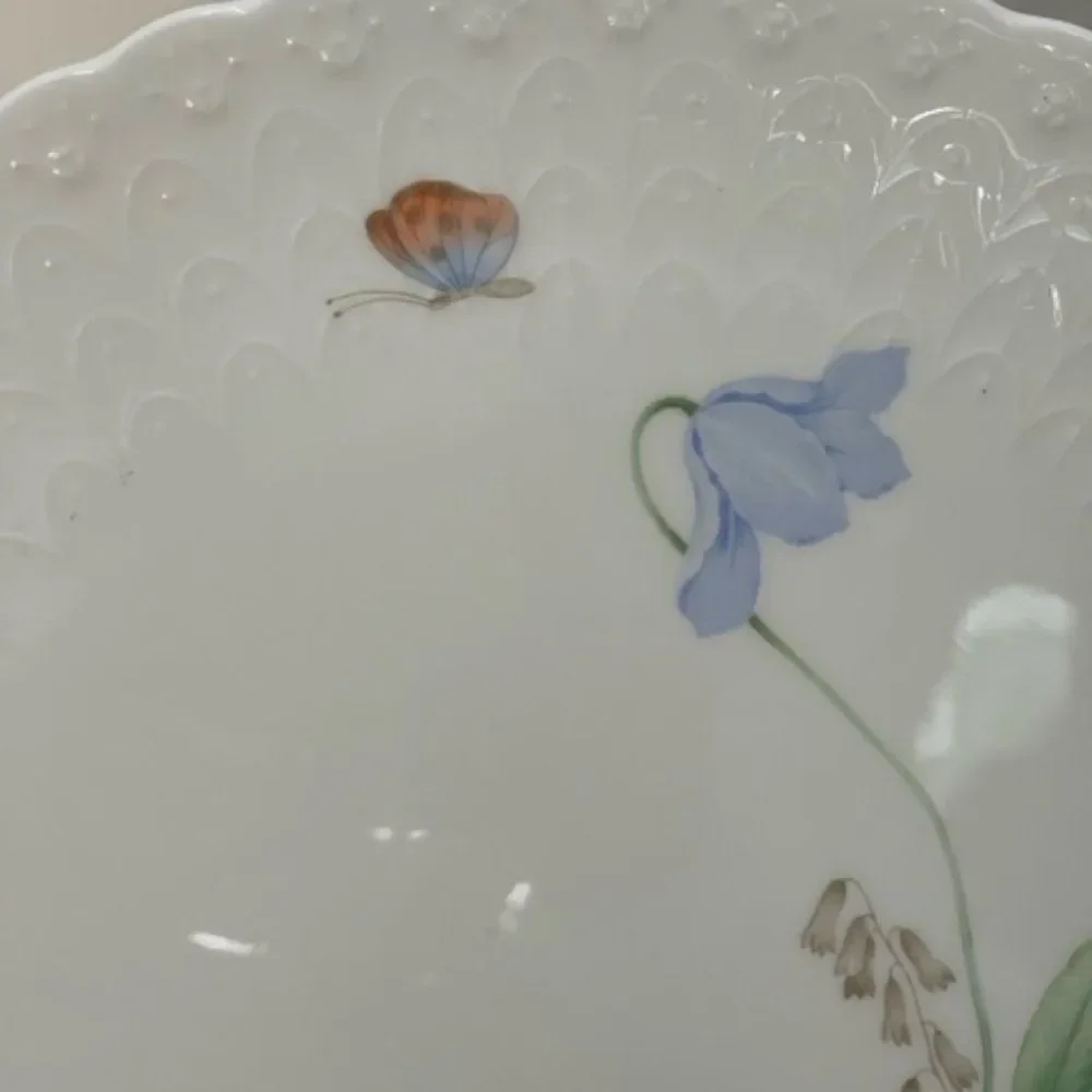 MIKASA Bone China SOMETHING BLUE B2051 ~ CAKE PLATE~11.5